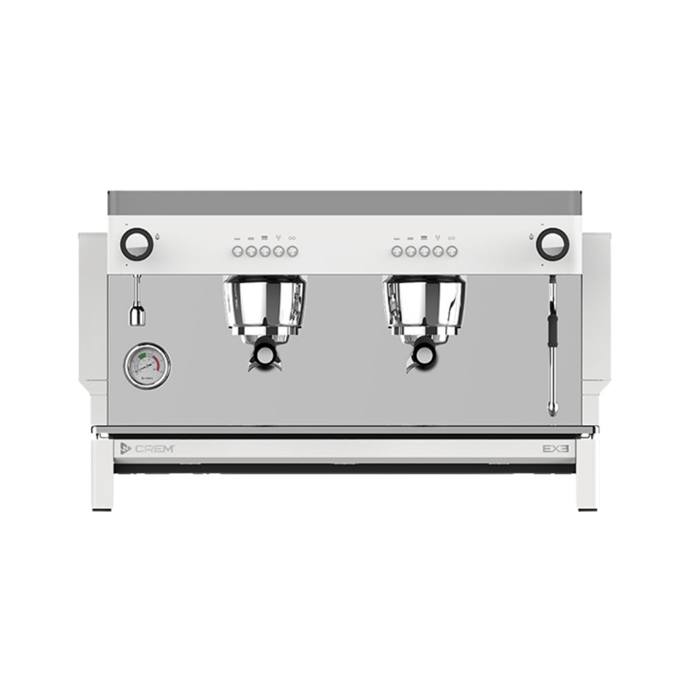 CREM EX3 2GR professionele espressomachine met dubbele zetgroep voor horeca en intensief zakelijk gebruik.